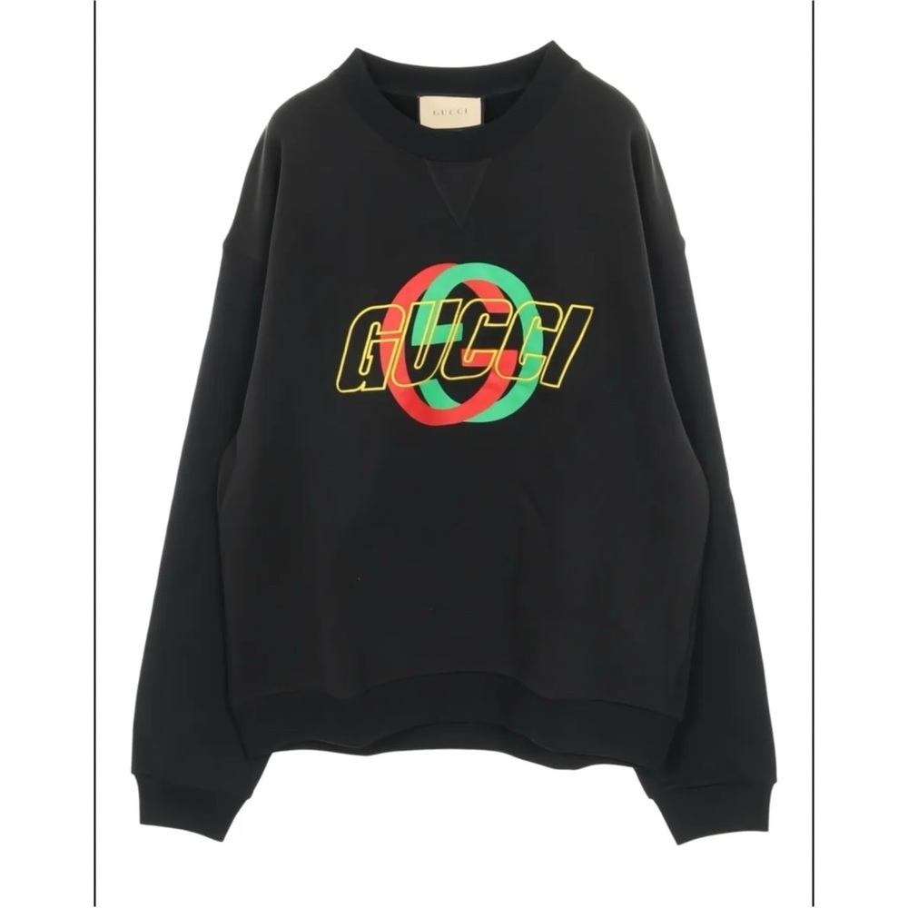 Gucci interlocking G jersey, cotton logo sweatshirt size XXL made in Italy